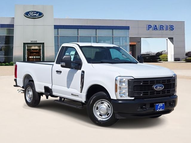2026 Ford F-250SD XL in Oxford White — front three-quarter view