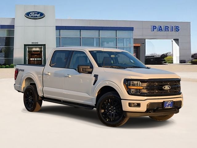 2026 Ford F-150 XLT in Oxford White — front three-quarter view