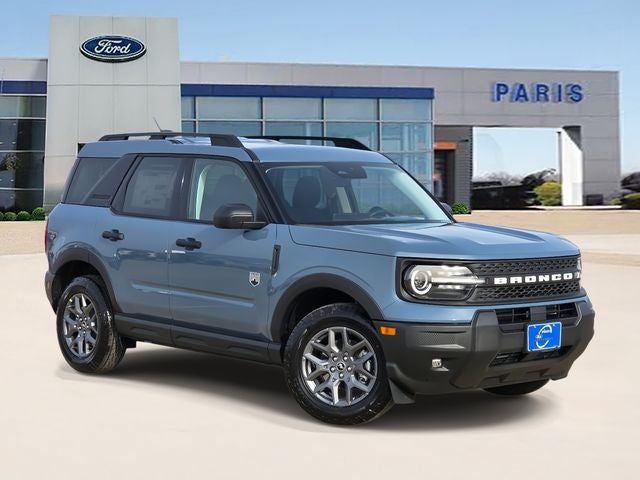 2026 Ford Bronco Sport Big Bend in Azure Gray Metallic Tri-Coat — front three-quarter view