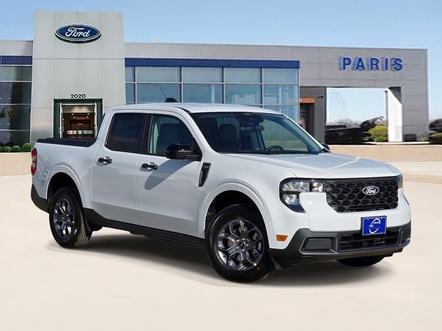 2026 Ford Maverick XLT in Oxford White — front three-quarter view