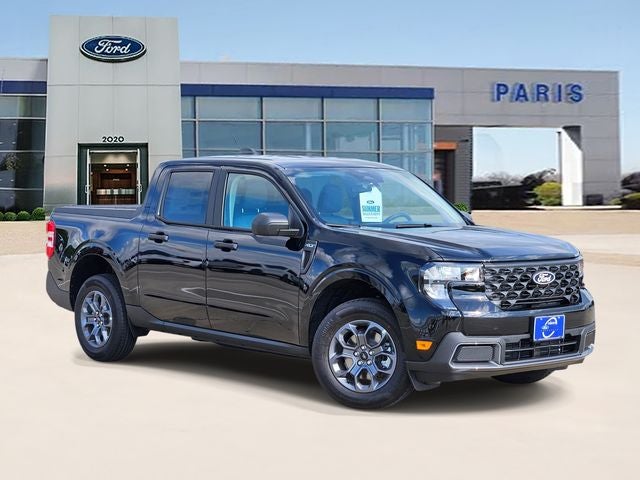 2026 Ford Maverick XLT in Shadow Black — front three-quarter view