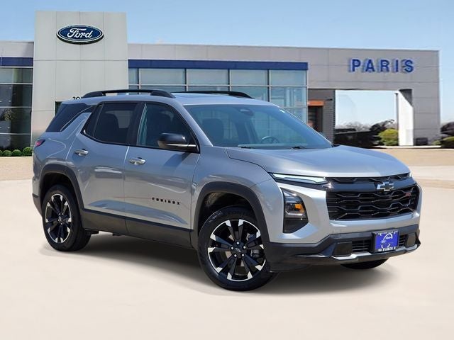 2026 Chevrolet Equinox RS in Sterling Gray Metallic — front three-quarter view
